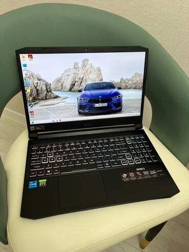 игровые ноудбки: Ноутбук, Acer, 16 ГБ ОЗУ, Intel Core i5, 15.6 ", Б/у, Игровой, память SSD