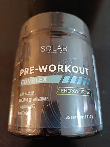 SOLAB Pre-Workout Complex – enerji verən məşqəqədər toz içki