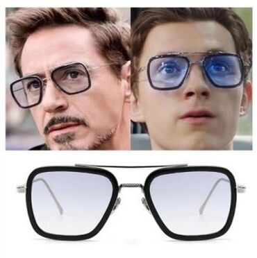 Очки: Очки из фильма мстители 
очки Тони Старкса человека паука
состояние бу