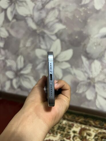 купить видеорегистратор в бишкеке: IPhone 15 Pro Max, Колдонулган, 1 ТБ, White Titanium, Каптама, Кабель, Куту, 100 %