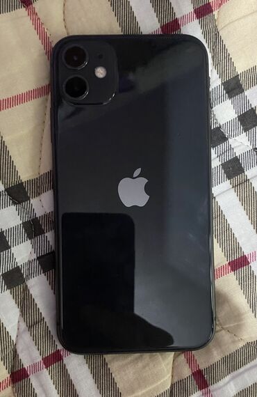 Apple iPhone: IPhone 11, 64 GB, Black Titanium, Barmaq izi, Simsiz şarj, Face ID