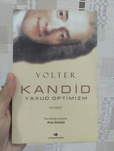 Художественная литература: Məhsul: Kitab – “Kandīd, yaxud Optimizm” (povest) Müəllif: Volter — 1