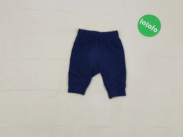 Spodnie, 1-3 m, stan - Dobry, wzór - Jednolity kolor, kolor - Niebieski