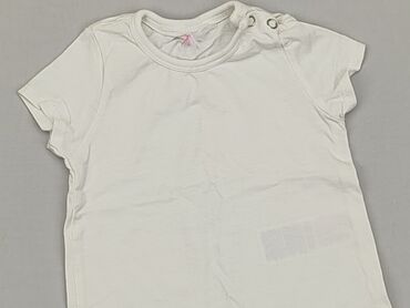 biała koszulka basic: Koszulka, 3-6 m, stan - Dobry
