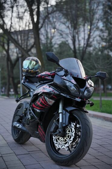 электро мотороллер с кузовом: Спортбайк Kawasaki, 600 куб. см, Бензин, Чоңдор үчүн, Колдонулган
