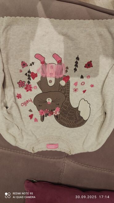 Uşaqlar üçün digər geyimlər: Uşaq dəsti - Şapka: Leopard naxışlı trikotaj şapka, üzərində böyük — 4