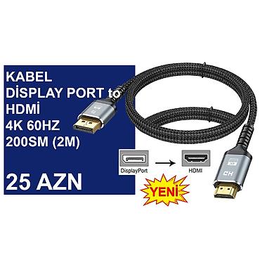 Digər kompüter aksesuarları: HDMİ Kabellər ⭐Type-C (USB-C) to HDMİ 2.0vers 1,8m 4K 60HZ – 25 AZN — 16