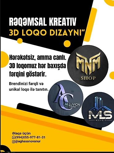 3d çap: Peşəkar yanaşma. Güclü vizual. Yadda qalan brend. ✔️ Brendinizə uyğun — 1
