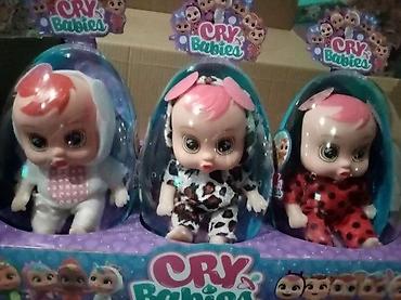 Bebe lutke: CRY BABIES MINI LUTKE 13 CM NOVE U PLASTICNOM JAJETU AKCIJA | Cene — 6