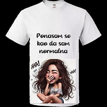 Majice kratkih rukava: Majice sa duhovitim natpisima i ilustracijama - Tip: pamučne T-shirt — 2