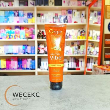Товары для взрослых: Orgie Lube Tube Vibe Необычный формат для ярких ощущений! Это не