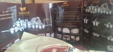 Tava-qazan dəstləri: Tava, Qazan, rəng - Gümüşü — 10