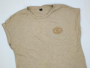 jeansy ecru: T-shirt damski, rozmiar L — 1