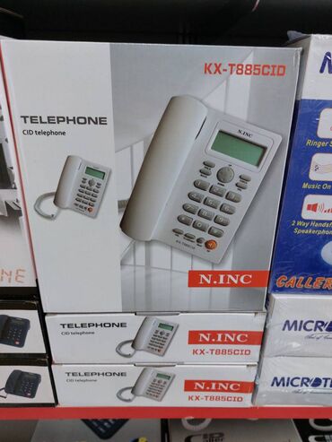 işlemiş telefonlar: Stasionar telefon Simli, Yeni, Pulsuz çatdırılma, Ödənişli çatdırılma, Rayonlara çatdırılma