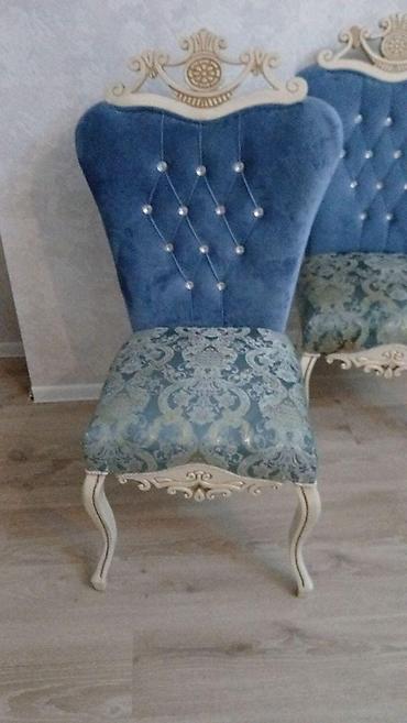 inter tekstil sumqayit: Rumi8ədəd stul bir yerdə 250₼. Ünvan Sumqayıt &Rumi — 1