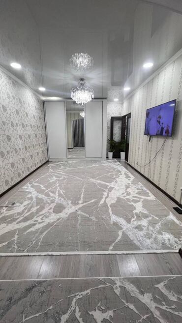 ищу квартир: 1 бөлмө, 43 кв. м, 106-серия жакшыртылган, 9 кабат, Евроремонт