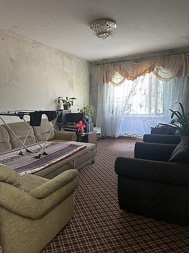 продажа уч ысык кол: 2 комнаты, 48 м², 105 серия, 1 этаж, Старый ремонт — 1