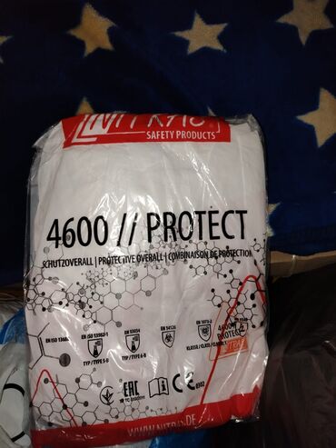 Munasib qiymete satilir. Respirator packasi 7manat. Kombinazon 3manat