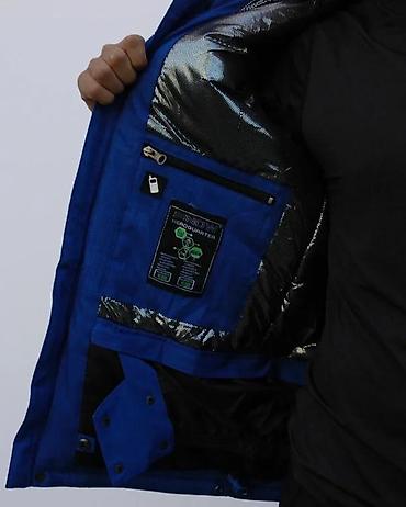 Zimske jakne: Muška zimska jakna – tamnoplava - Topao, punjen model sa kapuljačom - — 7