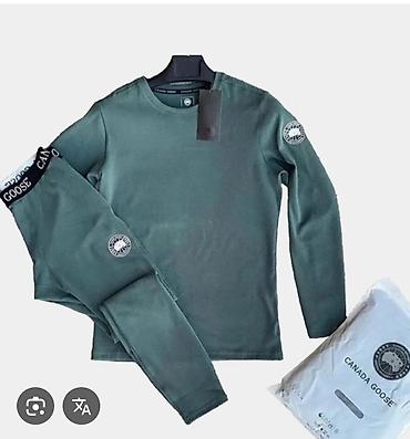 Нижнее белье: Мужской комплект термобелья Canada Goose (лонгслив + термоштаны) — 7