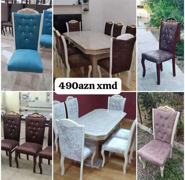 balkon masasi: Balkon üçün, Yeni, 6 stul