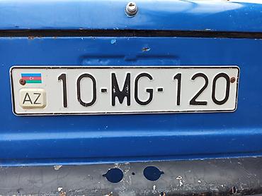 Avtomobil dövlət nömrə nişanı “10-MG-120” - Format: AZ standart