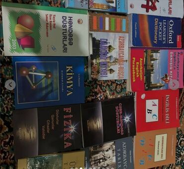 Digər məktəb dərslikləri: Hazırlıq üçün çox yaxşıdı bu kitablar.Eləsi var təzədiqiyməti 1-3 — 11