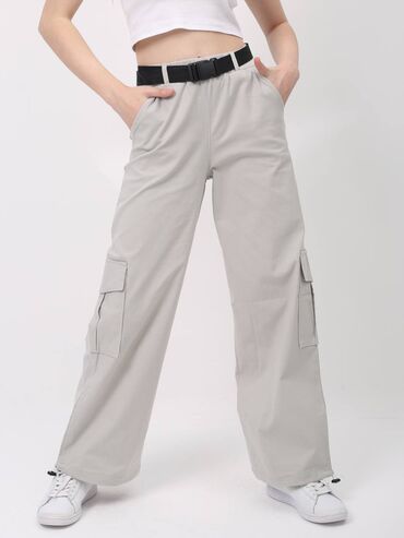 джинса: Джинсы и брюки, цвет - Бежевый, Новый