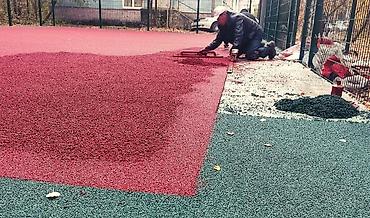 Другие напольные покрытия: Резиновое покрытие Услуги по укладке резиновых покрытий: сделаем — 10