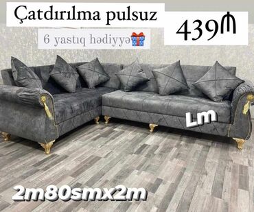 kunc divan modelleri qiymetleri: Угловой диван, Для гостиной, Без подьемного механизма, Нераскладной