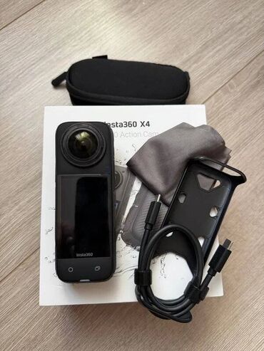 Видеокамеры: Продам Экшн-камера Insta360 X4 (CINSABMA). Видео 8K30fps с углом