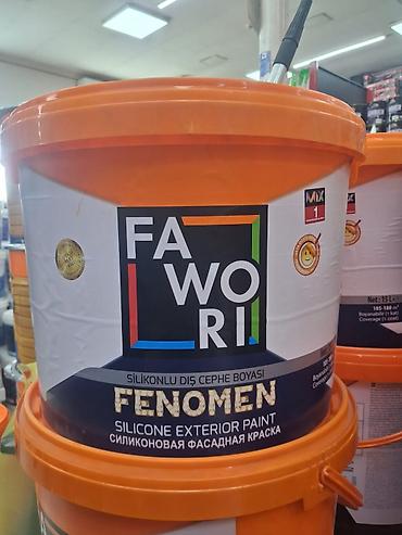 FAWORI FENOMEN – силиконовая фасадная краска для наружных работ.25кг