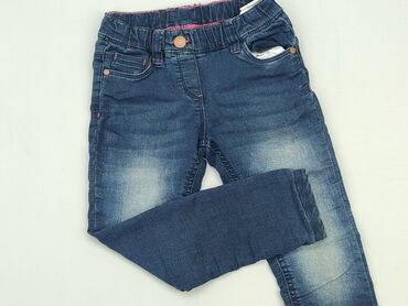 jeansy z koronką allegro: Jeans, 5-6 years, 110/116, condition - Very good