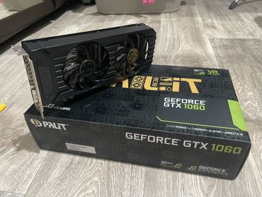 gtx 1060 6: Видеокарта, Б/у, Palit, GeForce GTX, 6 ГБ, Для ПК