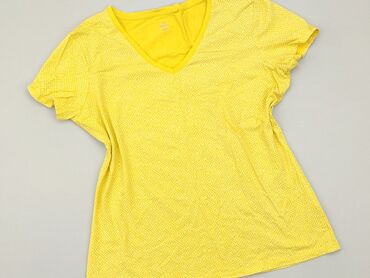 żółty t shirty damskie: T-shirt, C&A, L, stan - Dobry