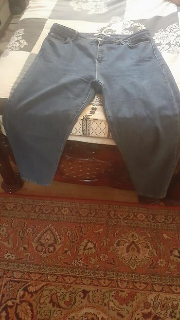 cins şalvar modelleri: Kişi cinsi üçün klassik kəsimli cins şalvar. - Rəng: tünd göy (indigo) — 2