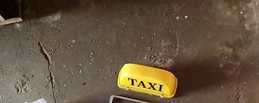 неон вывеска: Фонарь шашка такси «TAXI» на крышу автомобиля. - Корпус ярко‑желтого — 1