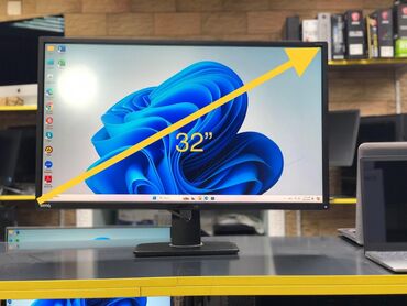 kompüter monitor: Benq manitor 32"dyum Salam 32”dyum ekran Benq firmasının manutoru