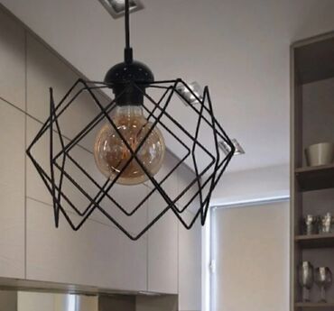 лампа настольная: Çılçıraq, 1 lampa, Metal