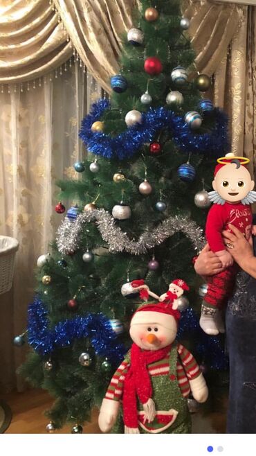 yolka oyuncaqlarından dəstlər: SATILIR tecili YENI IL ŞAM AGACI klassik! oyuncaqlari ile birlikde!