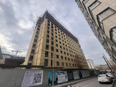 сдаю квартиру по рыскулова: 1 комната, 56 м², Элитка, 14 этаж, ПСО (под самоотделку)