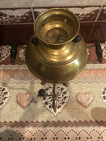 miss samovar: SSRİ vaxtının 3 litrlik elektrikli mis samovarı — 2