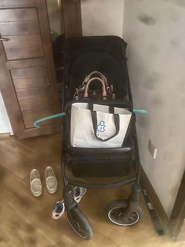 Modullu arabalar: Uşaq arabası + daşıma beşiyi və isti ayaqüstü örtük (footmuff) dəsti — 2