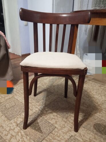 дерева орех: 1)Венский стул, состояние на фото, сидушка заменена, крепкий из дерева