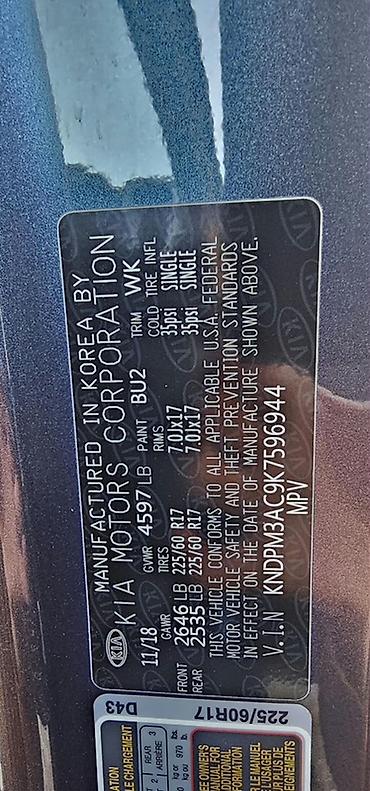 авта: Kia Sportage: 2018 г., 2.4 л, Автомат, Бензин, Кроссовер — 8