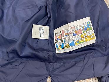 куртки монклер: Пуховик Moncler, темно‑синий - Модель с капюшоном, по кромке капюшона — 2