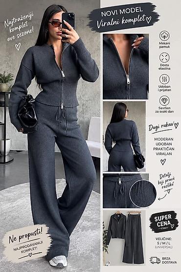 bonati bade mantil: 10. Komplet trikotaza 4300 Duzina 120 cm Boje crna bez tamno siva — 2