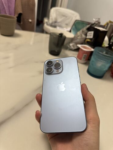 купить макбук про 2019: IPhone 13 Pro, Колдонулган, 128 ГБ, Sierra Blue, 79 %