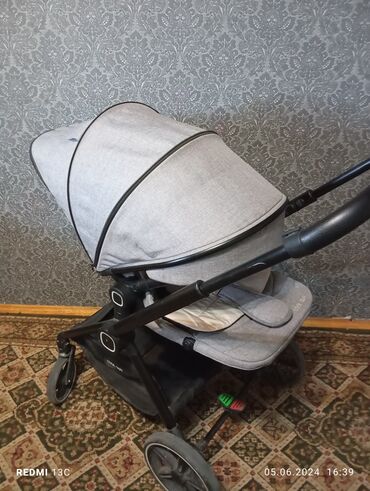 Коляски: Коляска, цвет - Серебристый, Б/у — 4