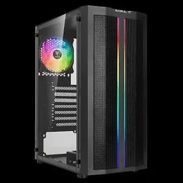 Ostali kompjuterski delovi: PC kućište Vinga AURA (mid‑tower) - Dizajn: prednji panel sa — 14